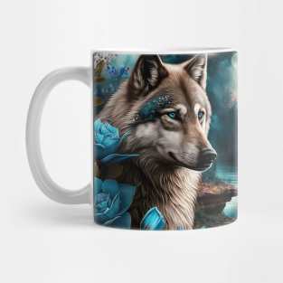 Wolfdog nature Mug